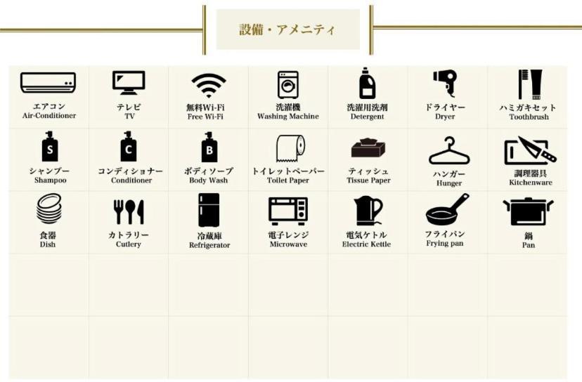 駅まで3分7人で広々使えるスタイリッシュ空間です Osaka